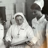 Illustrations issu du livre édité pour les 50 ans de l'Ecole valaisanne d'infirmières.